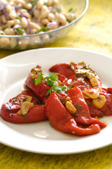 Grilled and Marinated Peppers
