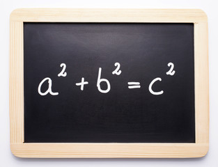 Fototapeta premium Pythagoras Formel - Mathematics Concept