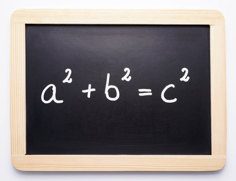 Pythagoras Formel - Mathematics Concept