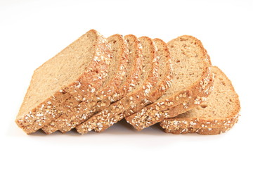 Zehn Brotscheiben