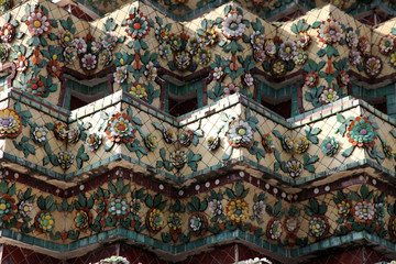 Buddhist temple close up detail