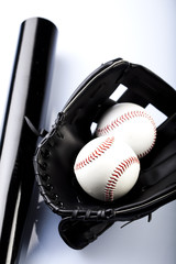 Baseball Glove with Ball