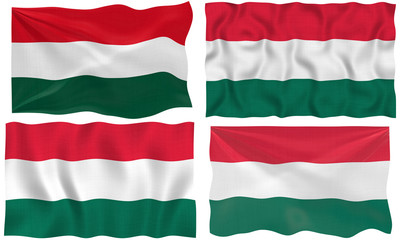 Flag of hungary