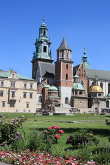 Fototapeta na wymiar Kraków Zamek Królewski Katedra, Światowe Dziedzictwo UNESCO w Polsce