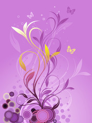 Abstract floral background