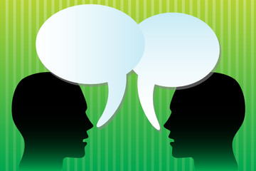 Dialog concept, vector illustration