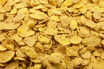 Background from corn flakes