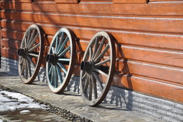 Obraz premium wooden wheel