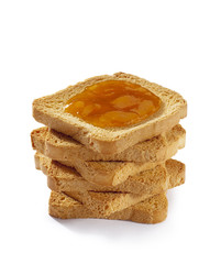 fette biscottate con marmellata