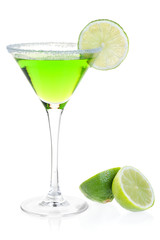 Mint alcohol cocktail