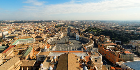 panorama place saint pierre piazza san pietro