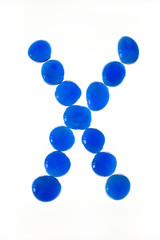 Glasnugget-Buchstabe