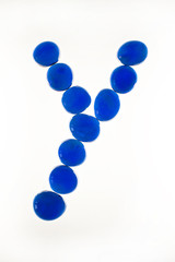 Glasnugget-Buchstabe