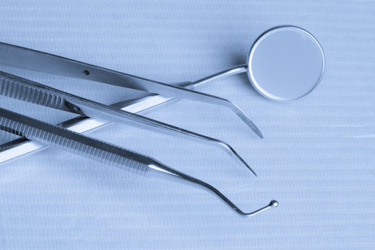 Dental angled mirror and other instruments