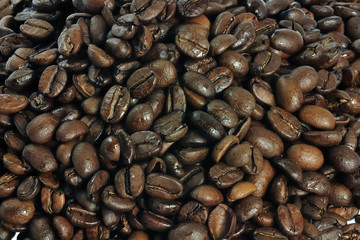 viele Kaffeebohnen