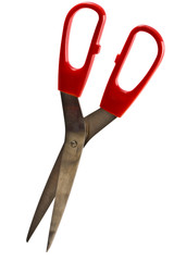 pair of red scissors