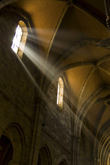 Fototapeta premium celestial effect in the Bamberg Cathedral