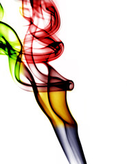 Abstract colorful smoke