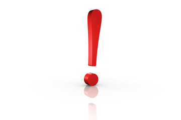 punto esclamativo rosso