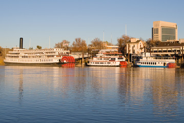 Sunset over Sacramento, California