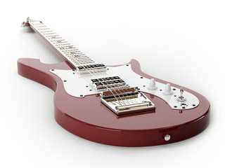 Electric guitar red - 20786368
