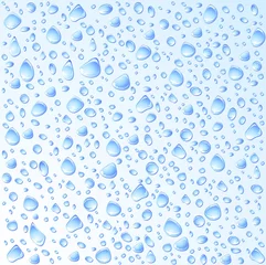 Printed kitchen splashbacks Draw Gocce Acqua-Water Drops-Gouttes d'Eau-Vector