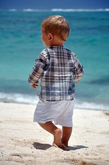 premiers pas dans le sable
