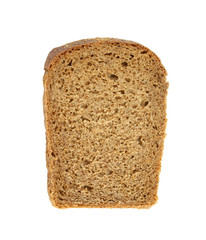 Rye-bread isolated on white background