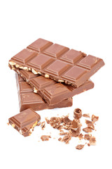 Blocks of chocolate