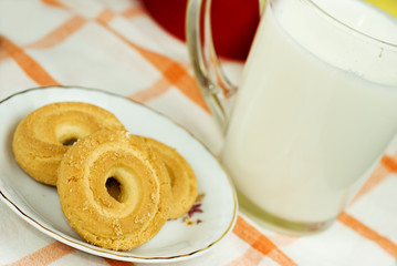 Milk and biscuit