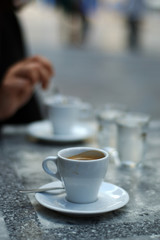 pause café en terrase