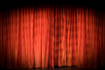 Red curtain