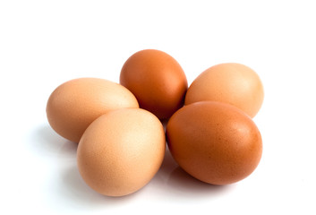Five eggs