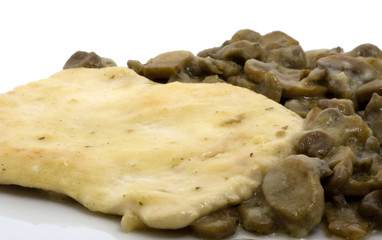 scaloppine con funghi