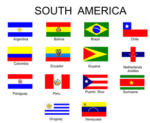 List of all flags of South America  countries