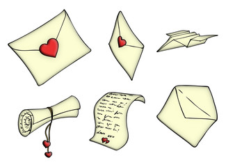 Liebesbrief, Brief, Liebe, Valentinstag, Botschaft, Nachricht