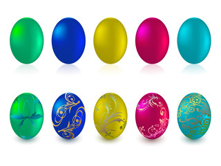 Set of  easter-eggs