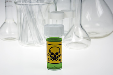 green toxic substance
