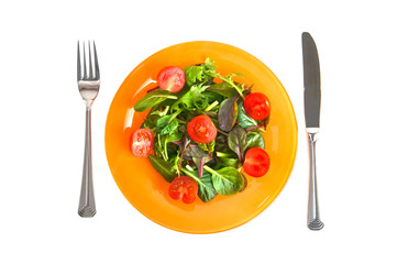 green orange and red