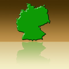 Alemania en verde para web 2.0