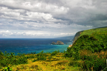 View on the ocean on Big island. Hawaii. USA