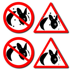 interdit aux lapins