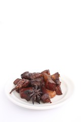 Caramelized pork with star anise and cardamom / 红烧肉