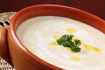 Vegetable cream soup