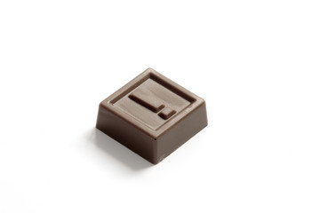 Exclamation point chocolate