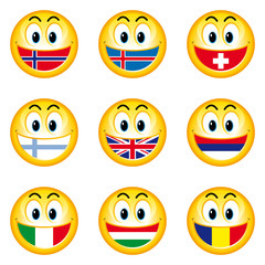 National Smileys Flaggen B