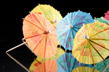 cocktail umbrellas.