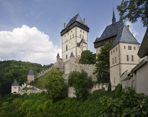 Fototapeta na wymiar Wewnątrz zamku Karlstein