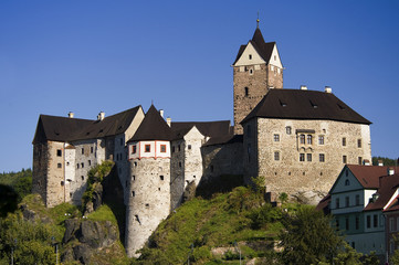 Fototapeta na wymiar Loket castle