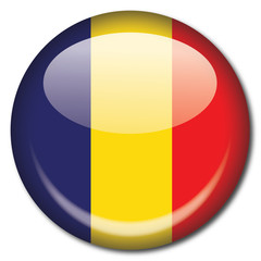 Fototapeta premium Chapa bandera Chad